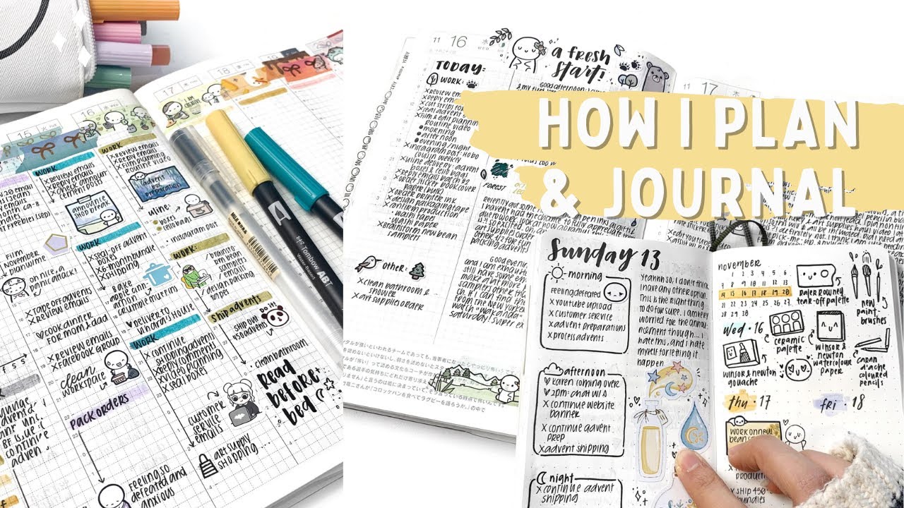 How I Plan & Journal Throughout The Day