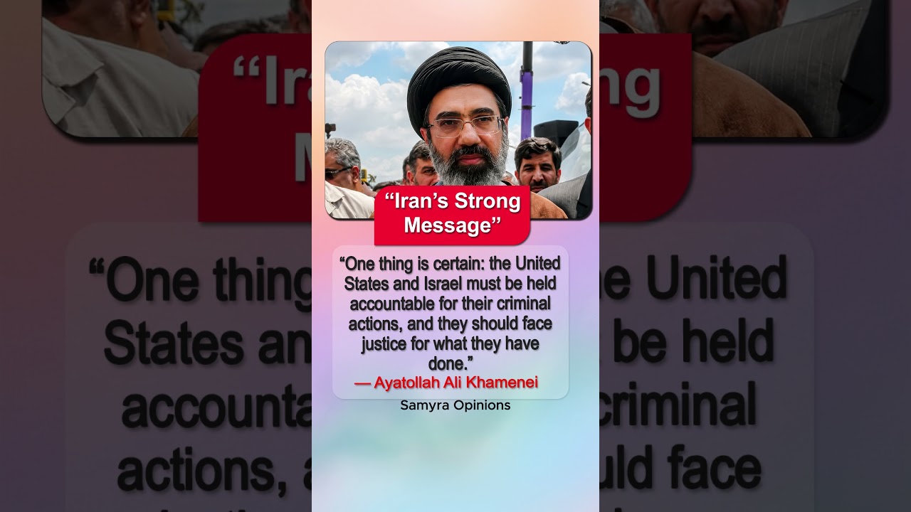 Khamenei&rsquo;s Powerful Statement on U.S.&ndash;Israel Actions Goes Viral  #trendingnow