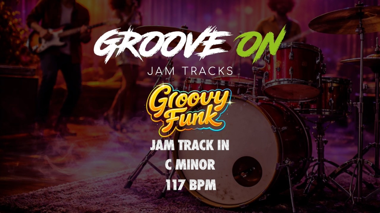Groovy Funk Drumless Jam Track - 117 Bpm