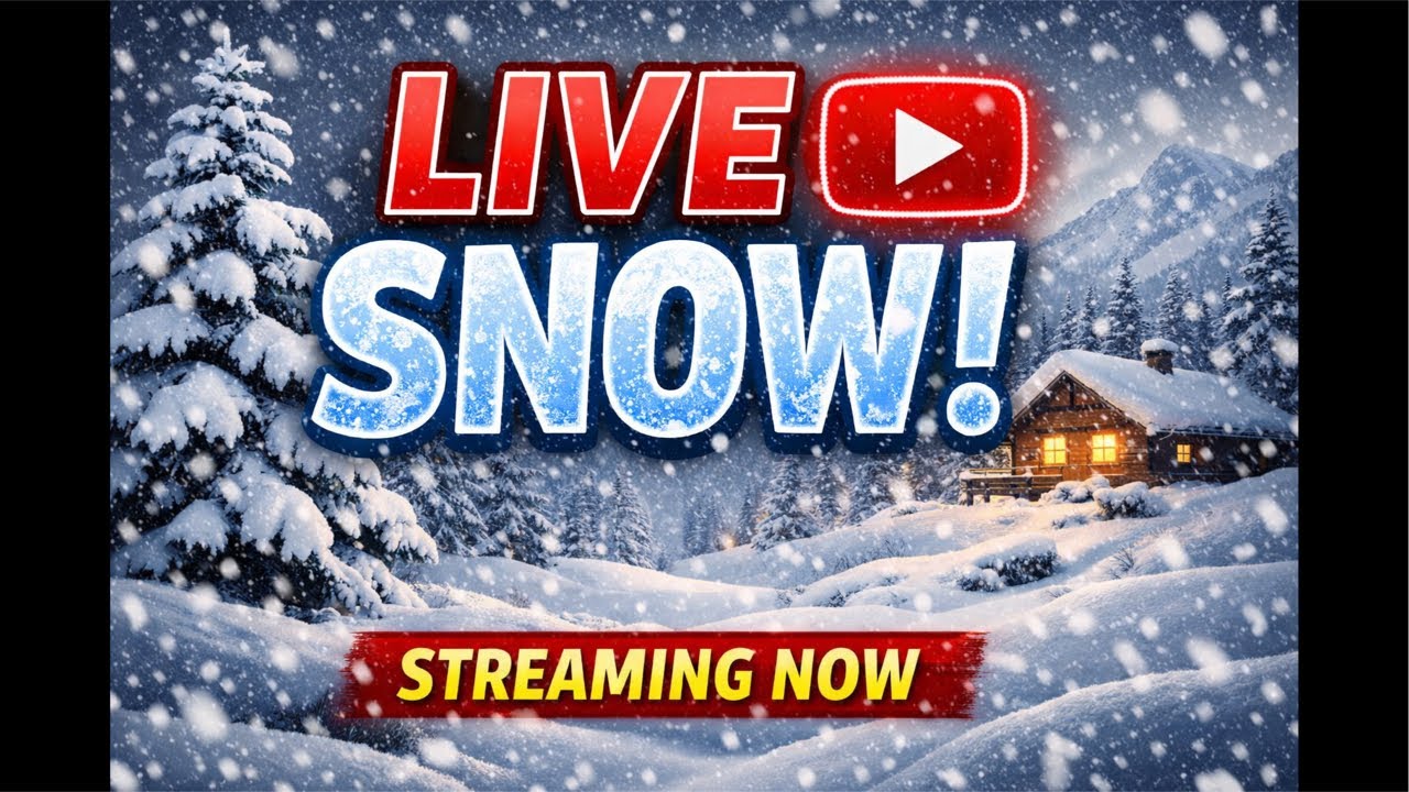 Winter Wonderland LIVE ❄️ Snow Streaming Now