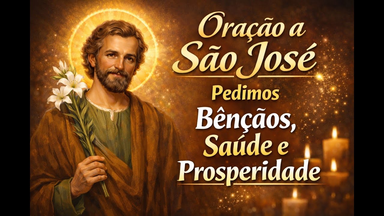 Oração✨🙏✨ a São José Pedindo Bênçãos, Saúde e Prosperidade.