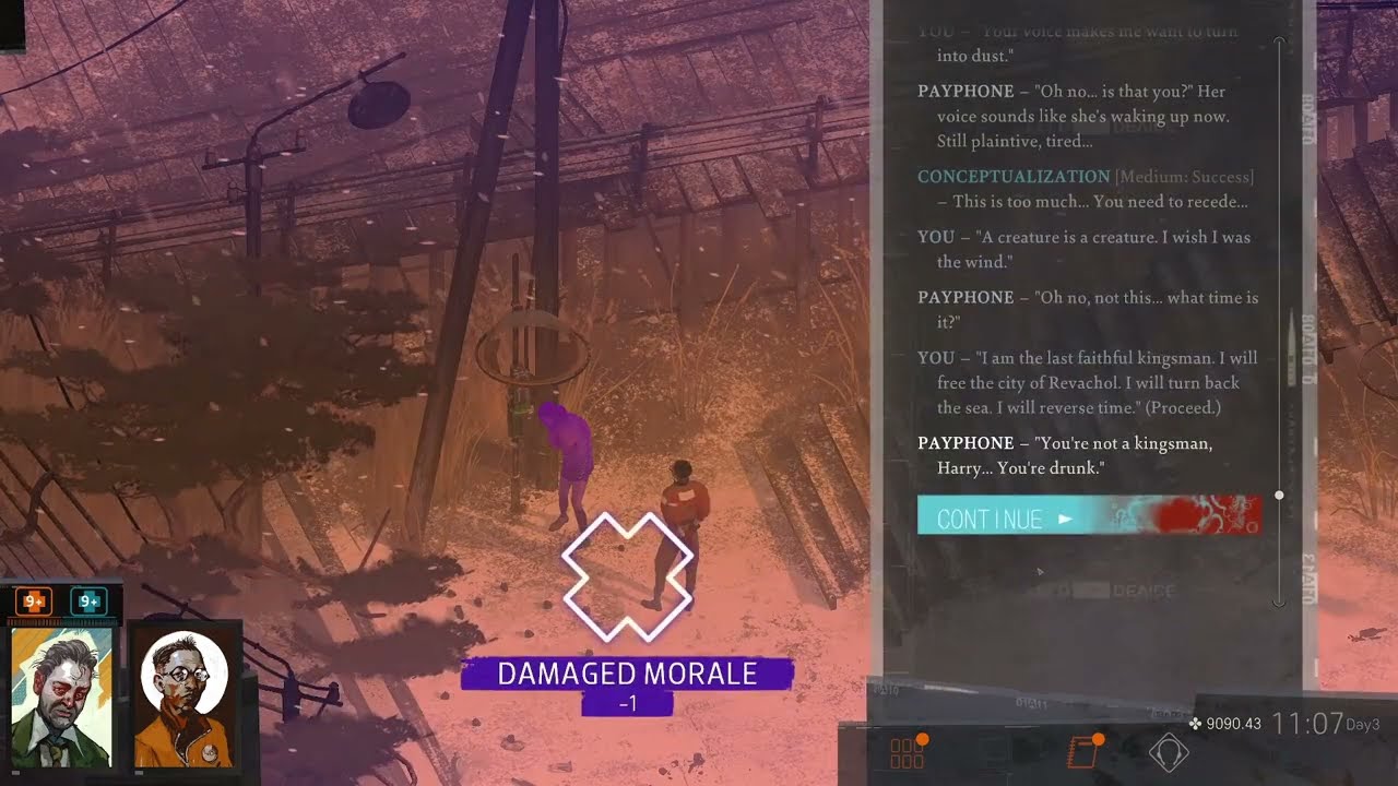 Disco Elysium - Harry Calls His Ex Wife