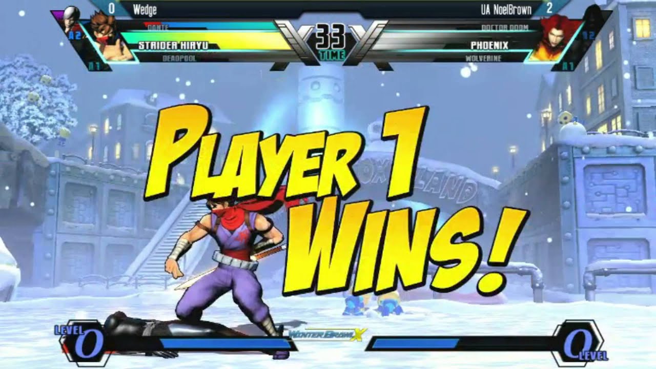 Umvc3 Winter Brawl X Top 8 to Grand Finals