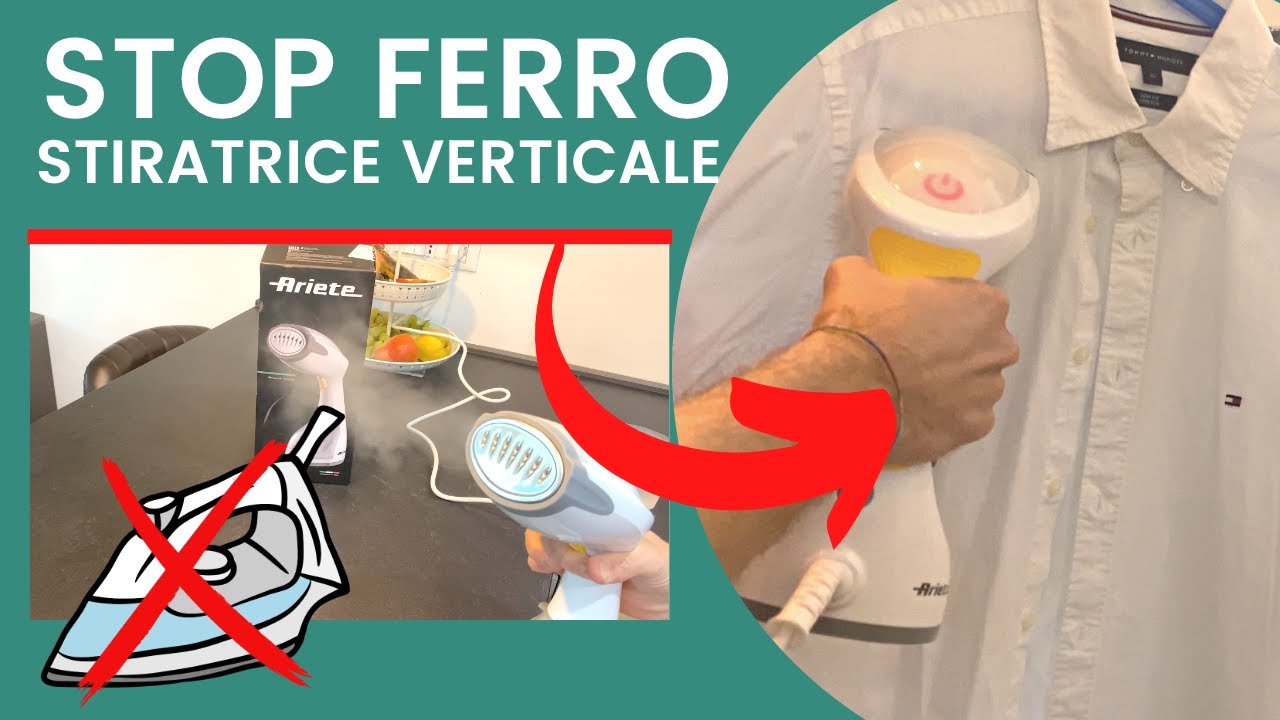 Stiratrice verticale a vapore (Ariete 4167), stop ferro da stiro e asse da stiro!
