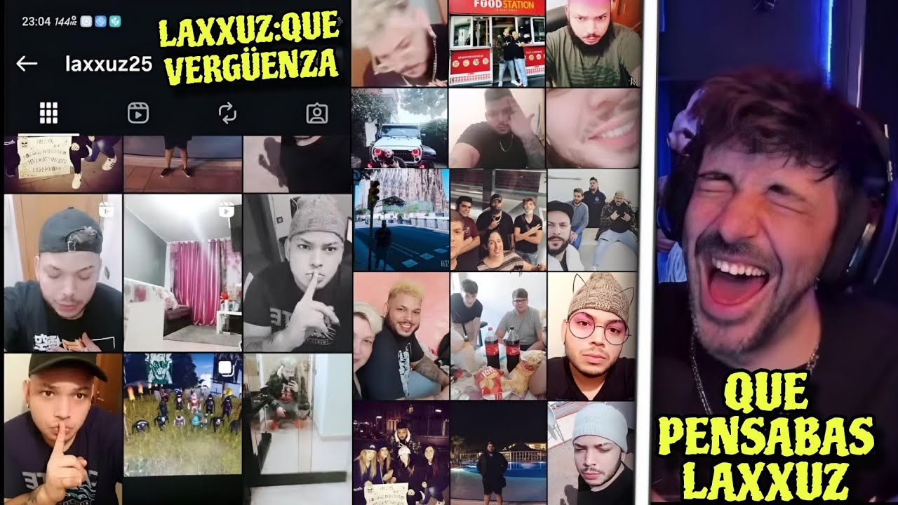 NEXXUZ STALKEA EL INSTAGRAM DE LAXXUZ Y ENCUENTRA ESTO 😆 (EL PASADO QUE LAXXUZ QUERÍA OCULTAR) 😂🔥
