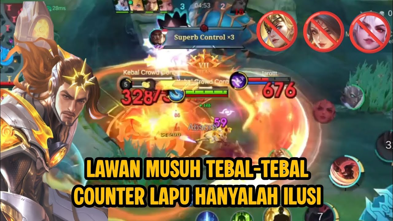 COUNTER LAPU HANYALAH ILUSI | MUSUH HERO TEBAL-TEBAL NO PLOBLEM 