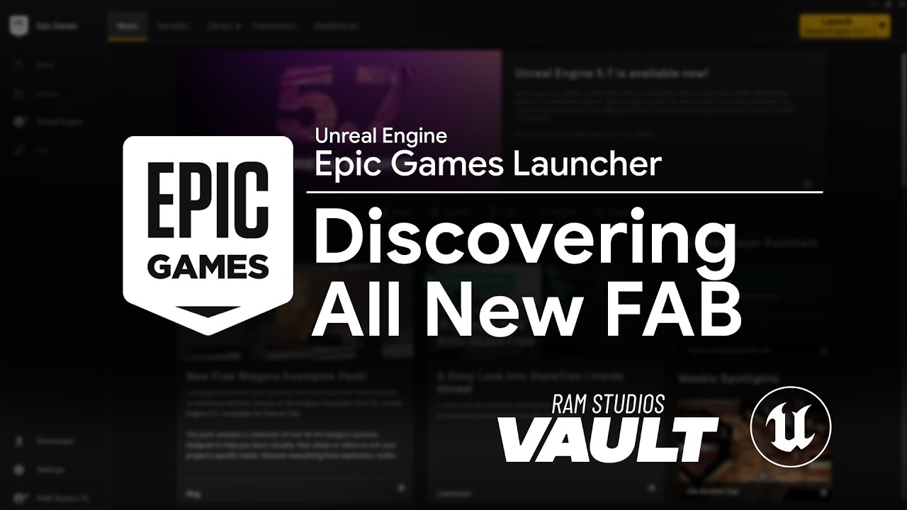[Free] [Beginner] Part 2 | Epic Games Launcher |  Discovering All New FAB