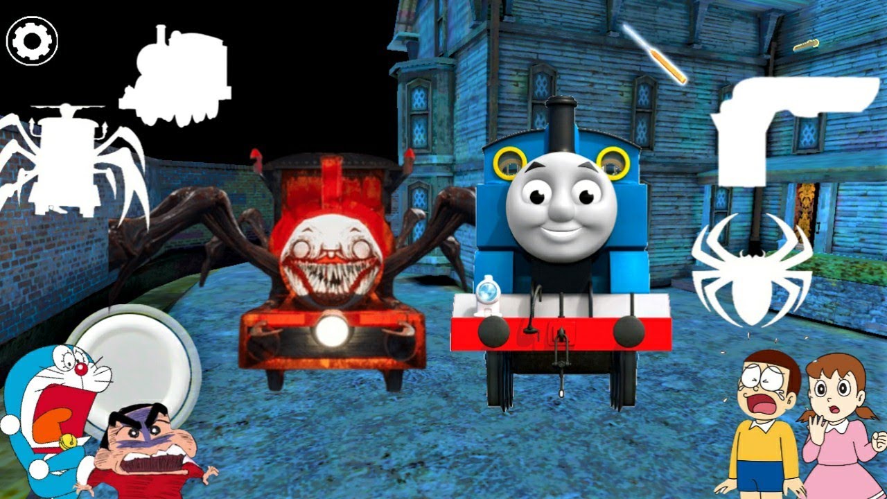 Choo Choo Charles, Thomas Banke Kiya Train Escape in Granny 3 With Doraemon And His Friends