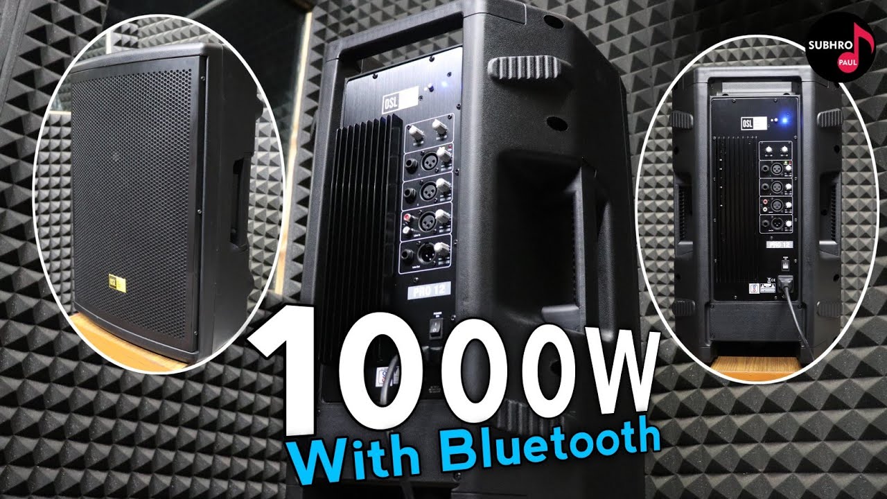 Best Budget Powered Speakers | Active Speaker For Outdoor Party Setup, Sound Test, OSL oliver Review