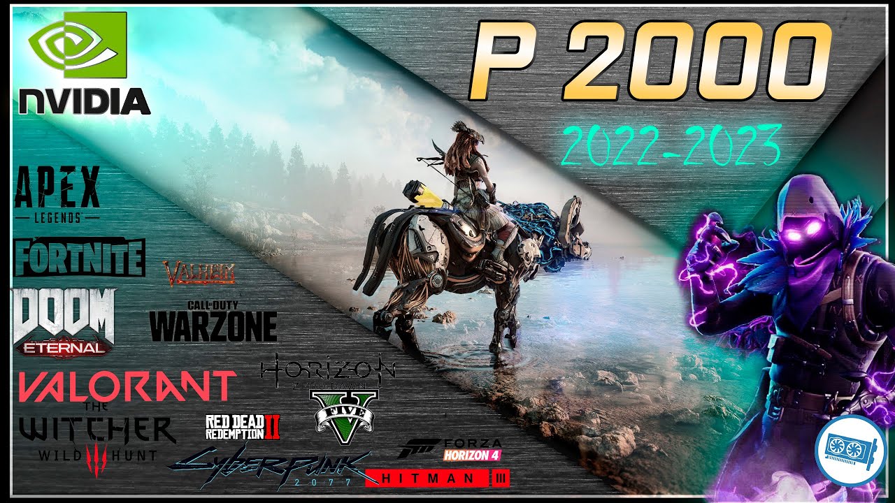 *NVIDIA Quadro P2000 in 8 GAMES  | 2022-2023