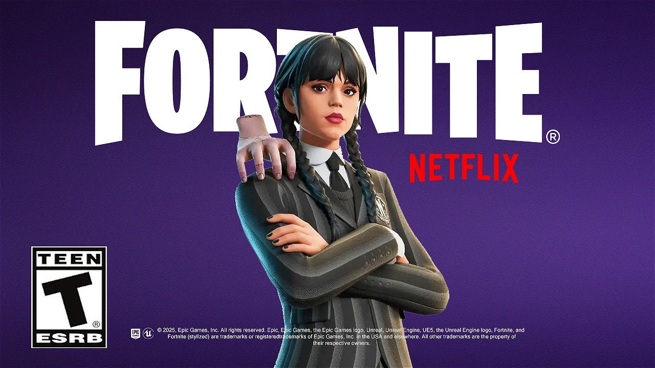 Fortnite x Wednesday Addams | Официальный трейлер