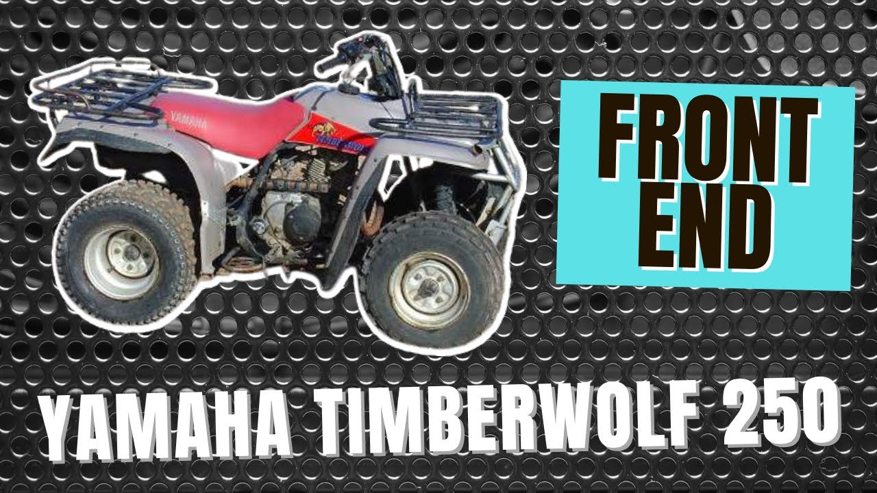 Yamaha Timberwolf 250 - Передняя часть / Тормоза / Втулки / Подшипники - Ремонт ВСЕГО.