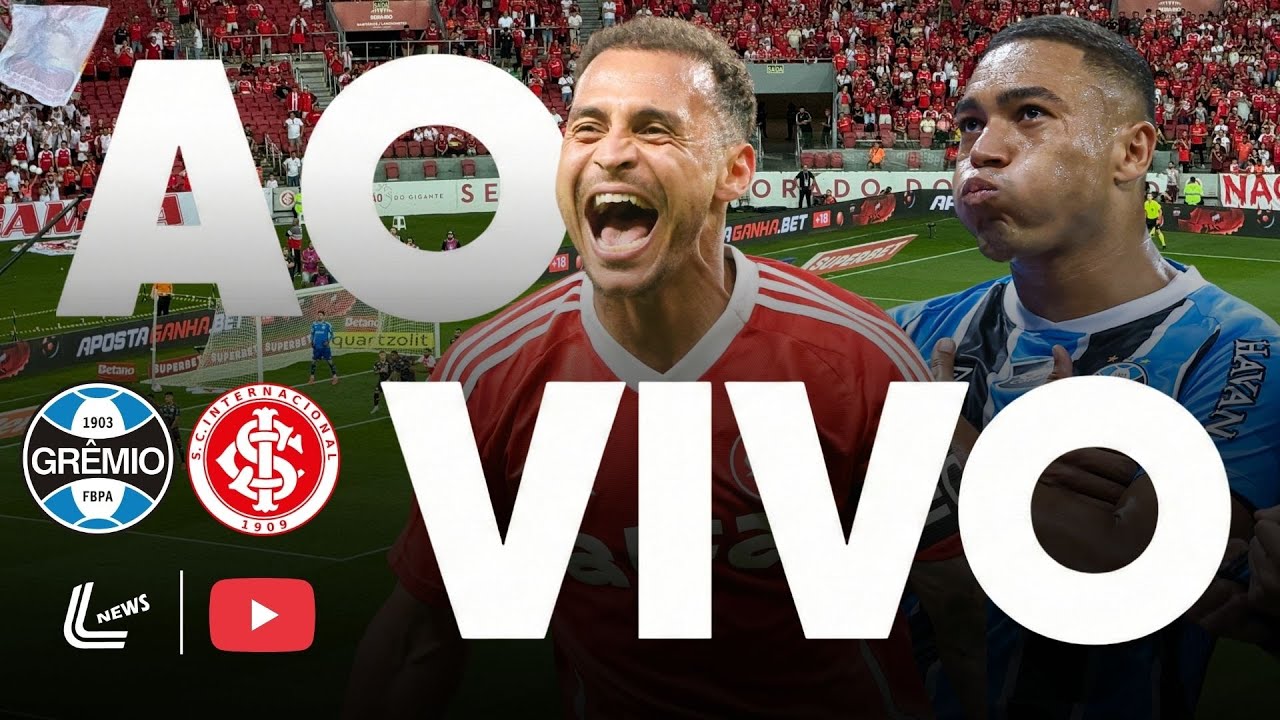 INTERNACIONAL X GRÊMIO AO VIVO DIRETO DO BEIRA RIO - FINAL DO GAÚCHÃO AO VIVO - GRENAL AO VIVO