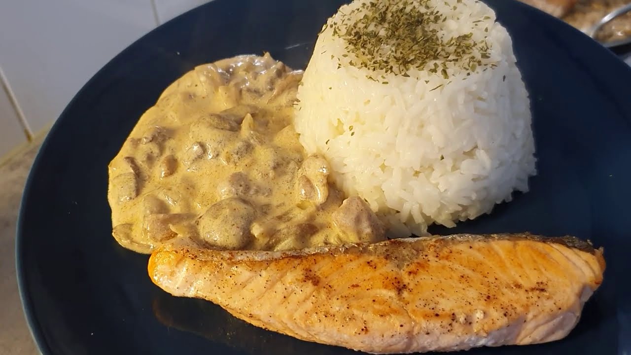 RIZ SAUCE CHAMPIGNON