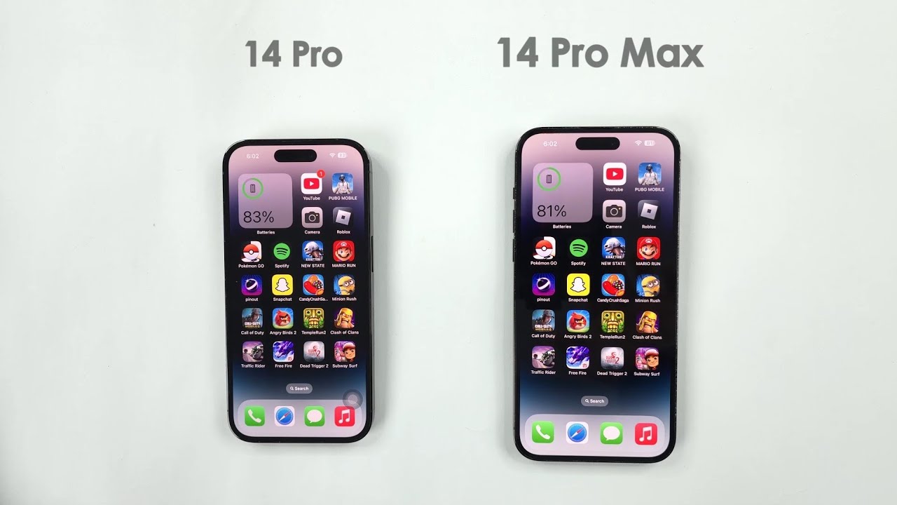 iPhone 14 Pro vs iPhone 14 Pro Max in 2025 - SPEED TEST!