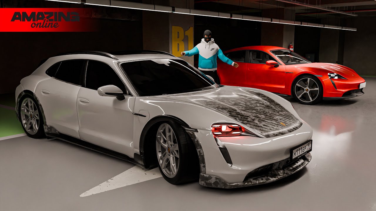 НОВАЯ МАКСИМАЛКА и ТЮНИНГ для Porsche Taycan в Amazing Online RP CRMP
