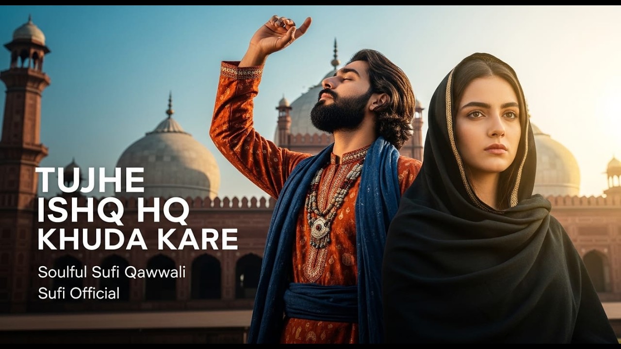 TUJJHE ISHQ HO KHUDA KARE تجھے عشق ہو خدا کرے –Sufi Qawwali 2025 –A Passionate Ghazal Qawwali Fusion