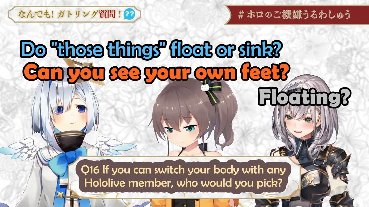 Amane Kanata's (Also Matsuri) Dream Body is Like Shirogane Noel's Body【Hololive English Sub】
