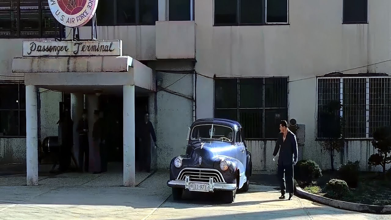 Tokyo late 1940s in color, Haneda Airport [60fps,Remastered] w/sound design added