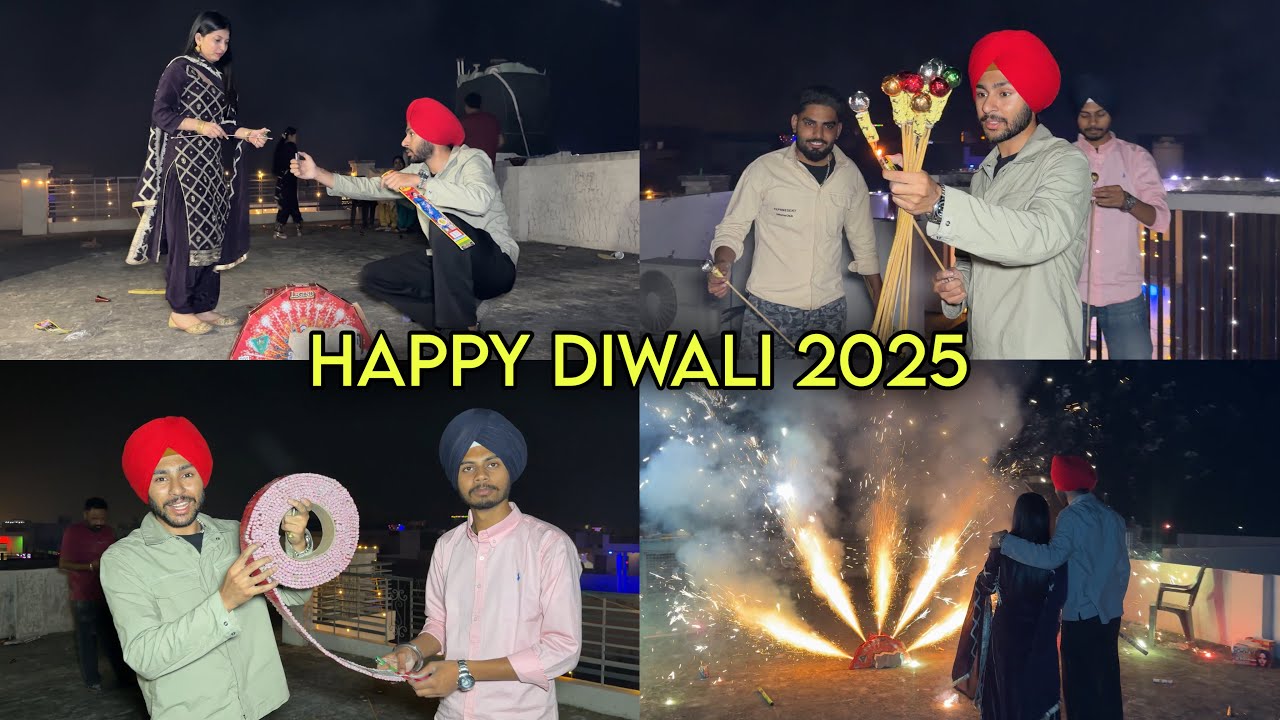 DIWALI WITH FAMILY 2025😍 - Skyshots, 5000 Patake, 300 Rockets, Peacock Anaar😍 - Harsh Jagraon