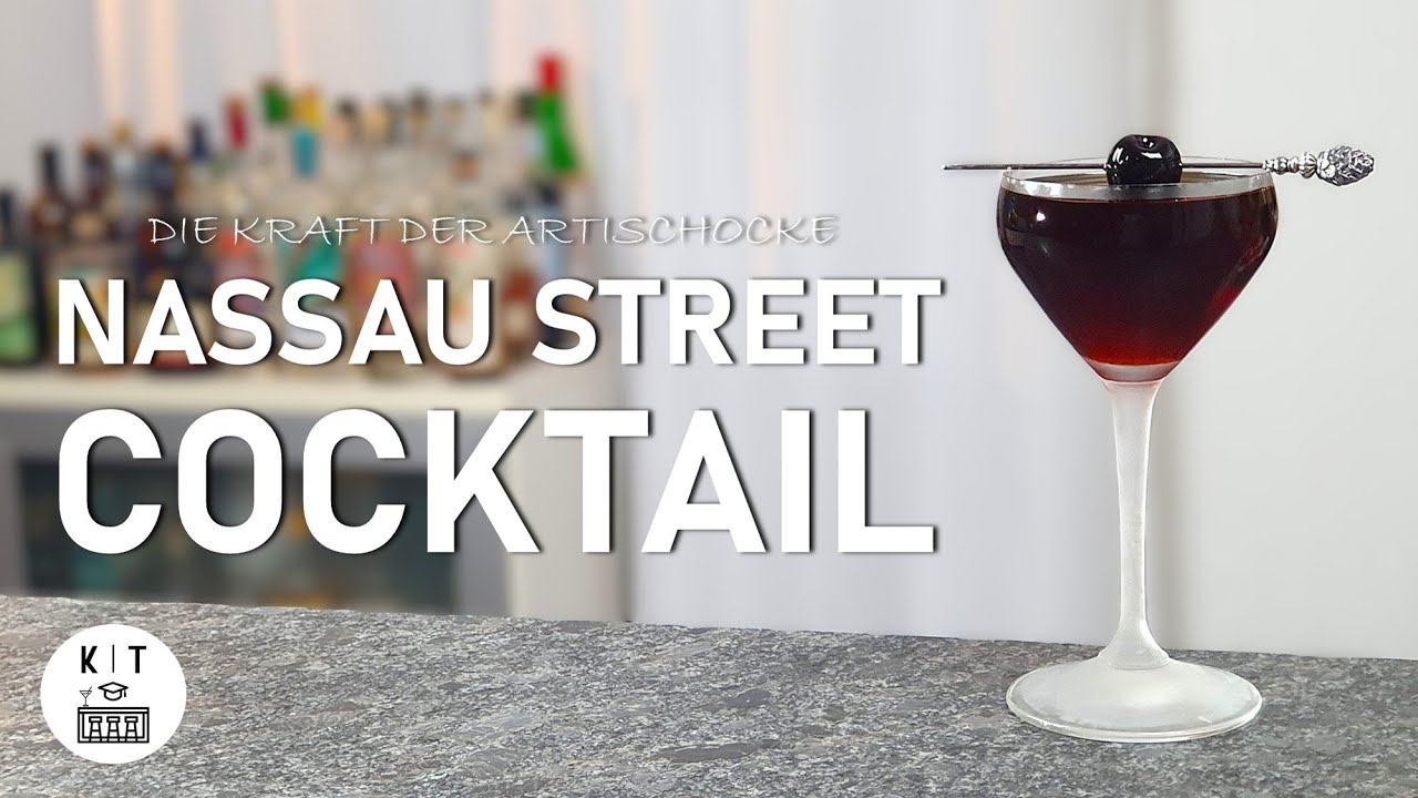 Nassau Street Cocktail - Ein Calvados-Artischocken-Negroni