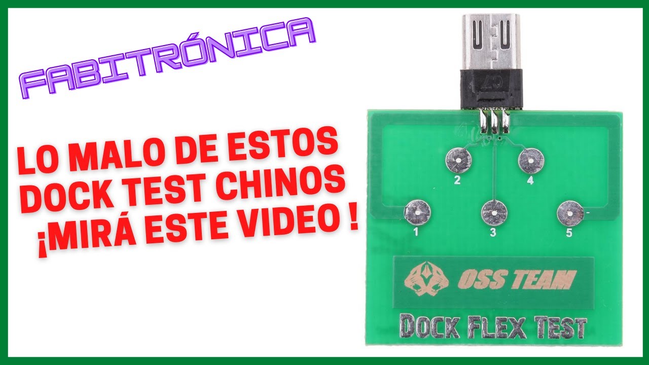 ▶️DOCK TEST CHINOS, todos mal...