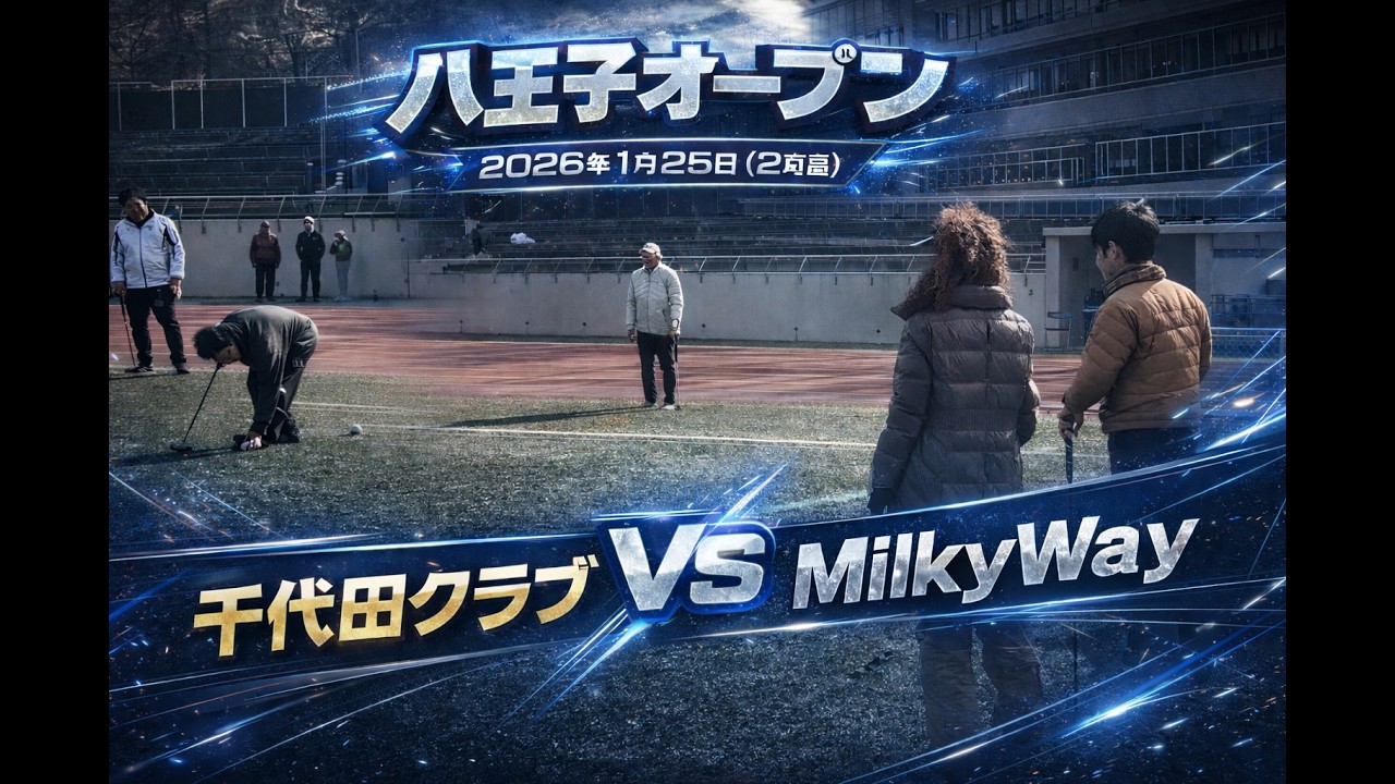 2026 八王子オープン 2日目 千代田クラブ vs MilkyWay　#gateball       #ゲートボール