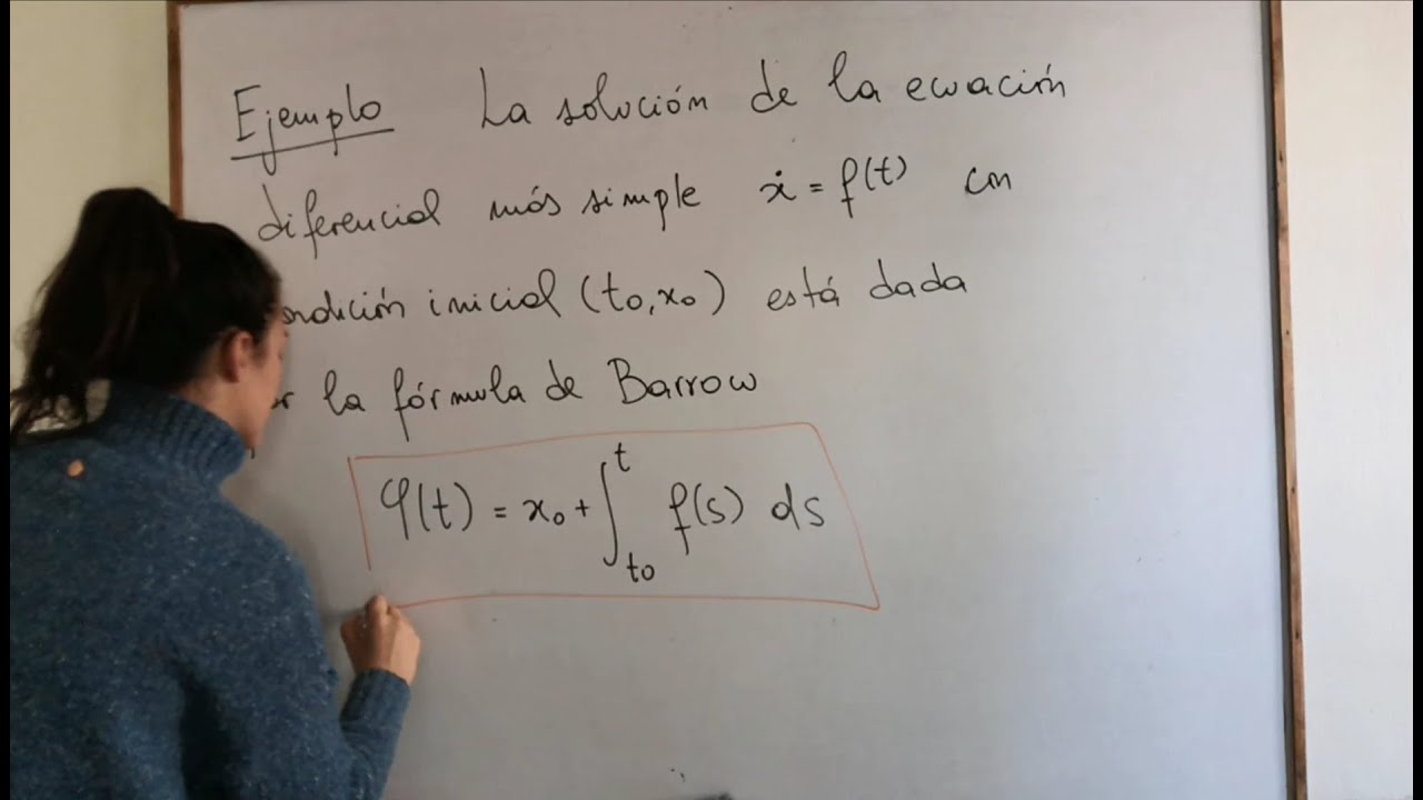 Solución de una ecuación diferencial