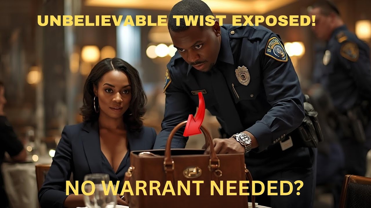 Cops Search Black Woman’s Bag NO Warrant in Restaurant – FROZE at Her Badge! 