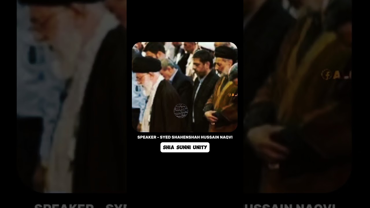 Sunni Shia Unity ❤️ #islam #muslim #riseofmuslims #shiasunni #muslimworld #syedshahenshahhussainnaqv