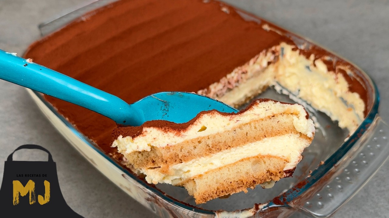 Tiramisú italiano 100% casero ¡El postre más delicioso!
