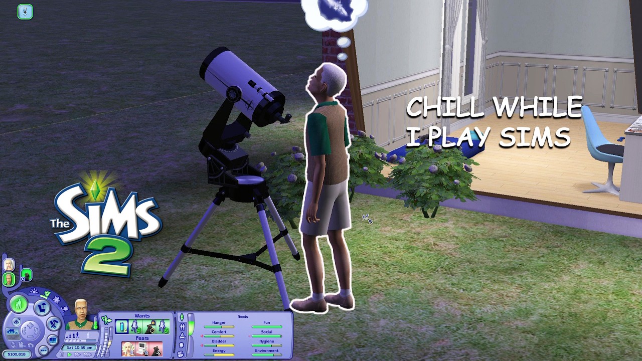 The Sims 2 ASMR Longplay – 1 Hour 16 Minutes of Calm, Cozy Gameplay