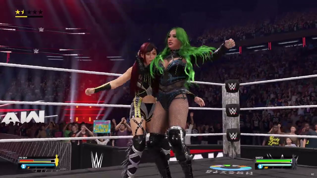 Iyo Sky vs Shotzi WWE Women Title WWE 2K25 Universe Mode