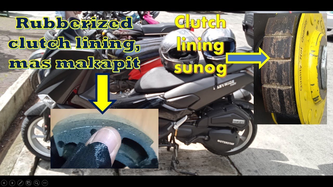 EPEKTO NG RUBBERIZED CLUTCH LINING KAY EASYRIDE 150N