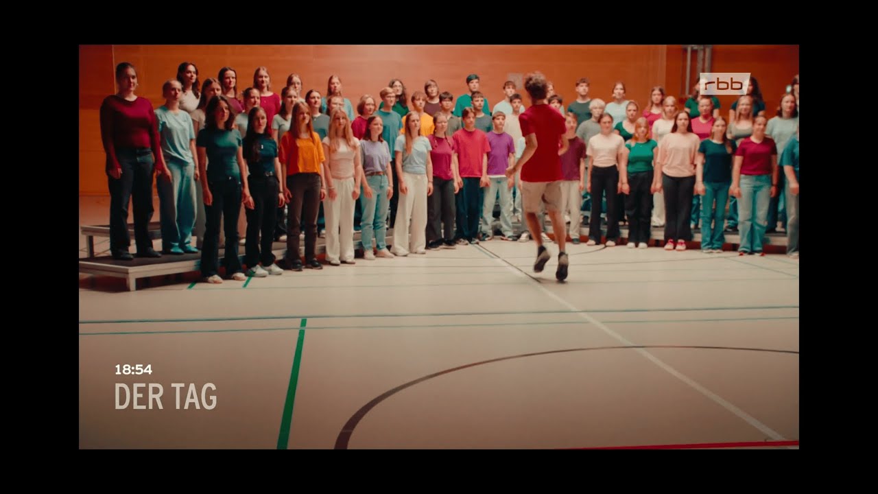 DER TAG - RBB - Chor I des Vicco-von-Bülow-Gymnasiums möchte mit Coldplay auftreten