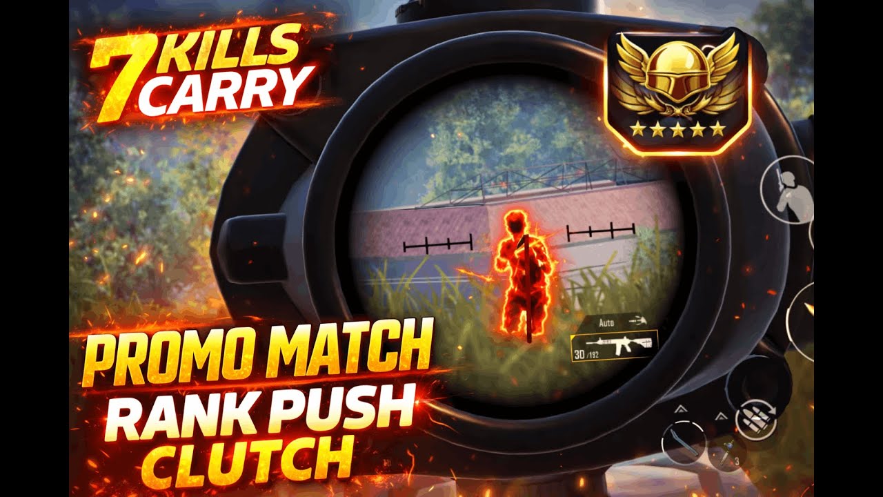 7 Kills Carry in Promo Match | Rank Push Clutch#viral #shorts #trending #bgmi #new #shortsfeed