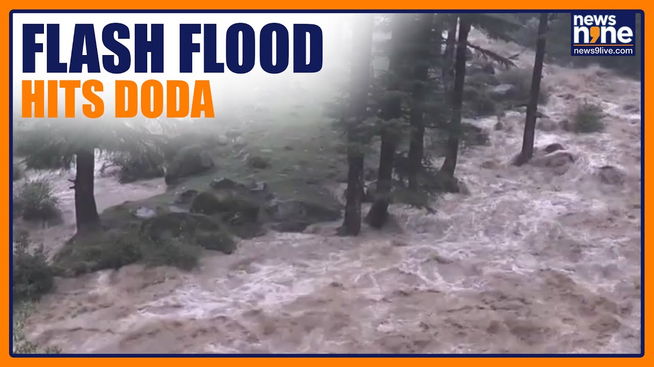 Jammu and Kashmir Floods: Flash Flood Hits Bhalessa, Doda After Heavy Rainfall | News9