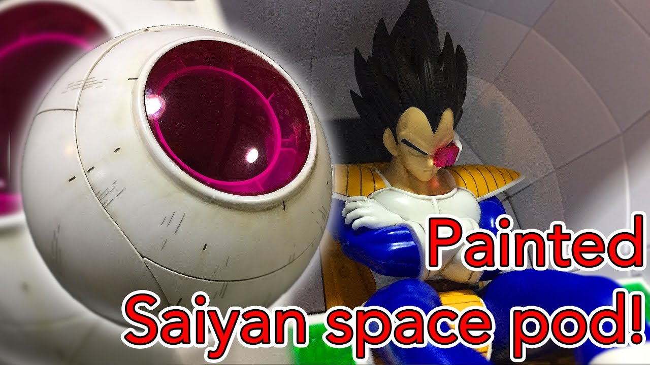 Painted Dragon Ball Z Vegeta Saiyan Space Pod - It Figures! 「サイヤ人宇宙」船