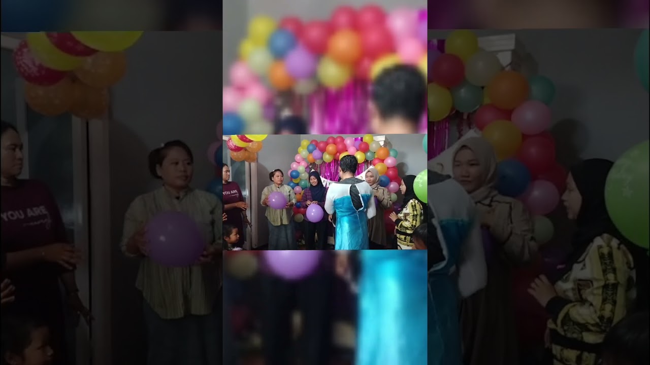 Games seru joget ballon bersama para ibu, #gamesultah #gamesseru #badu tcianjur #badutultahcianjur
