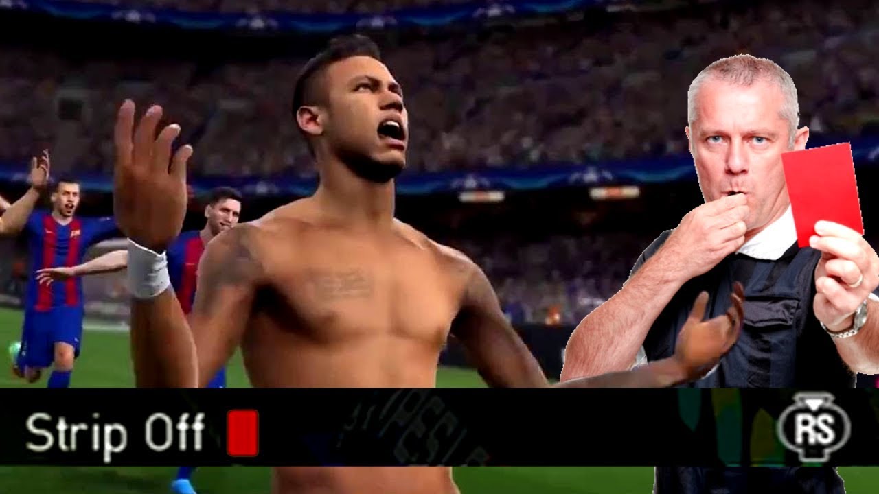 DOSTANE NEYMAR ČERVENOU ZA OSLAVU GÓLU? [PES 2018 EXPERIMENT]