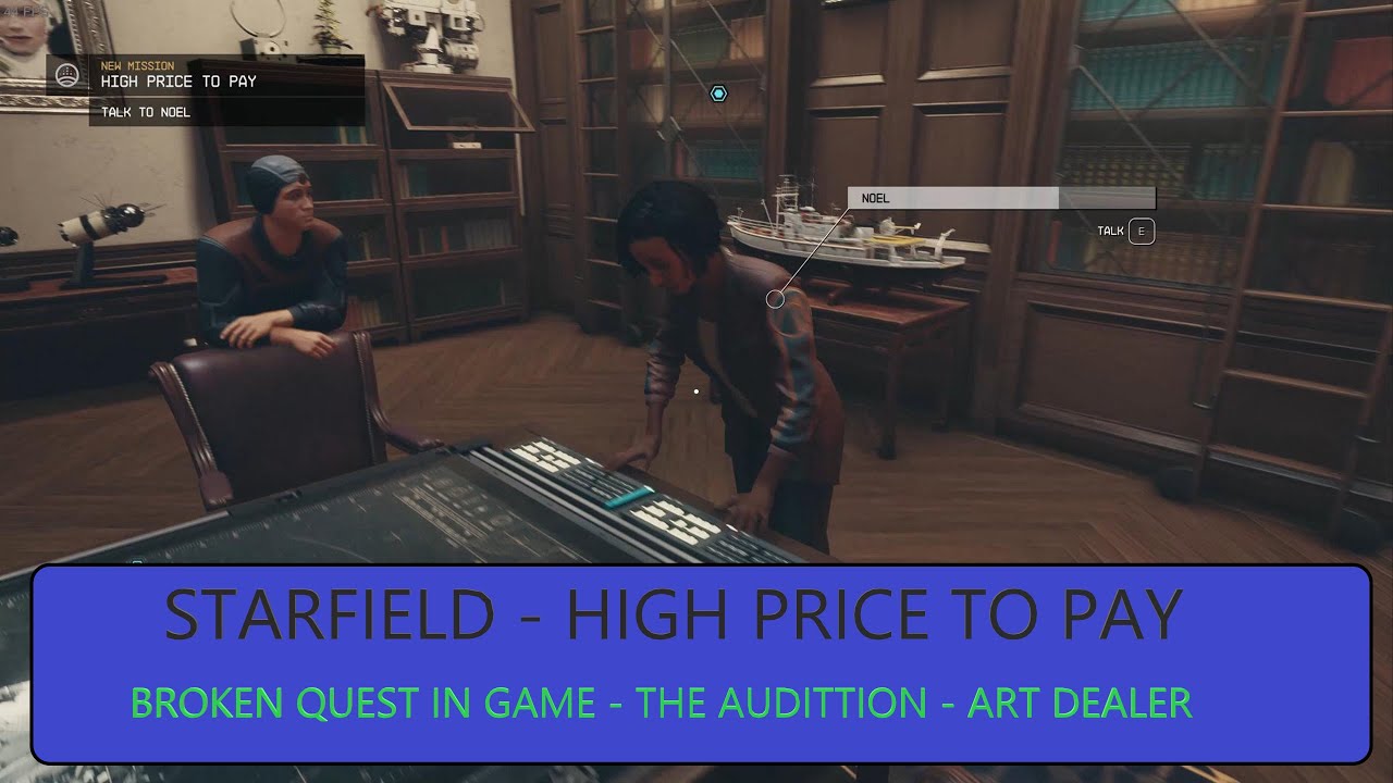 STARFIELD - BROKEN QUEST - MAIN QUEST AND SIDE QUEST IN NEW ATLANTIS - HIGH PRICE TO PAY