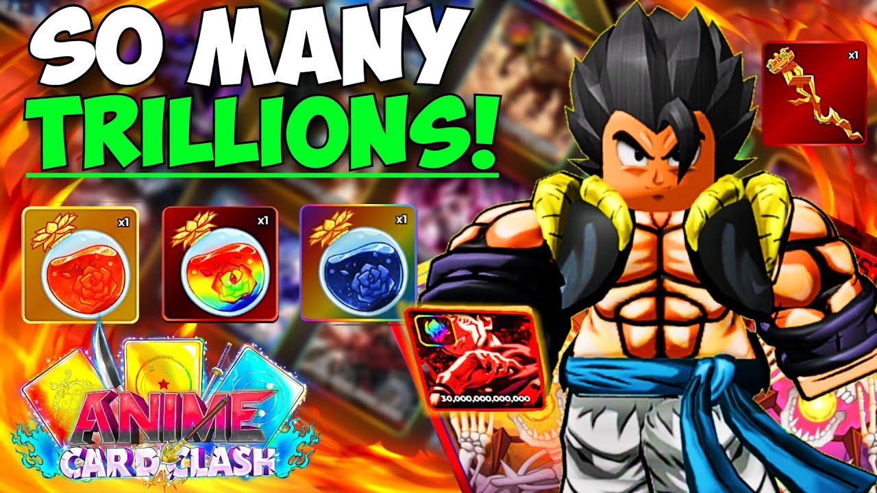SO MANY TRILLION PULLS?? Opening 25 *MILLION* Packs In Anime Card Clash! Roblox
