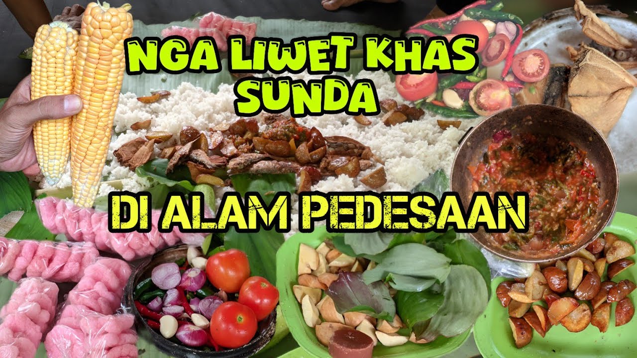 Nga liwet khas Sunda, di alam pedesaan