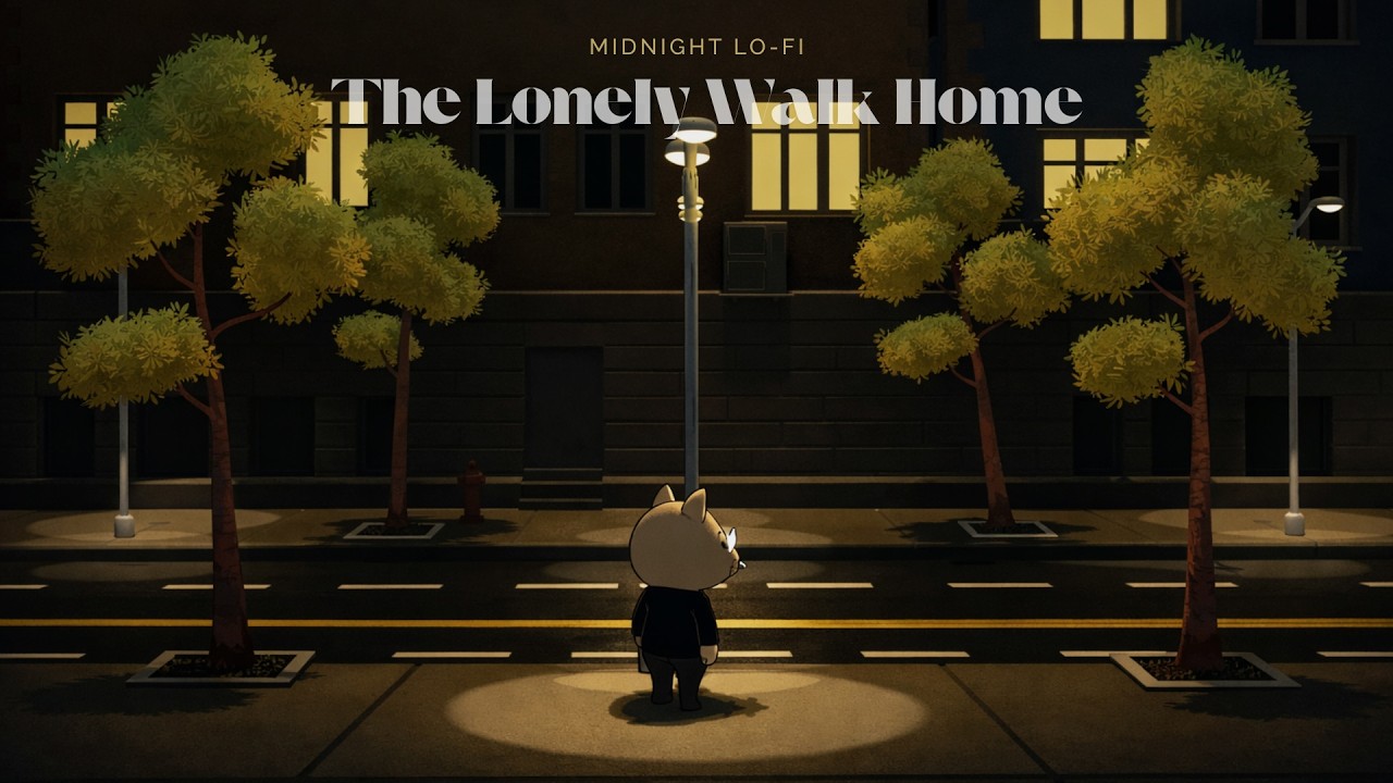 Late Night Walk Home 🌙 | Midnight Lo-fi Hip Hop for Study, Relax & Chill