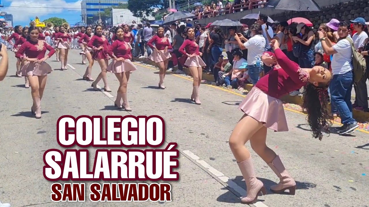 COLEGIO SALARRUÉ en desfile del Correo San Salvador 2022