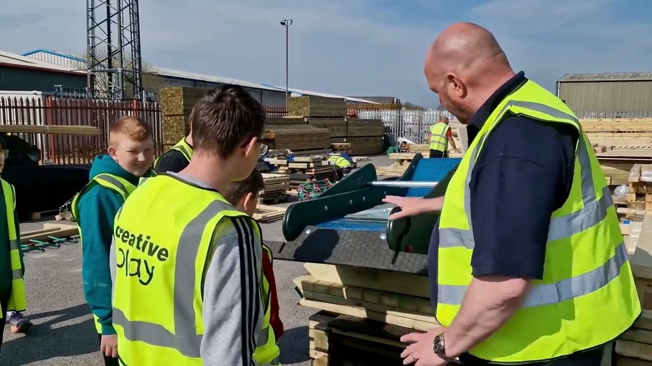Factory Tour: Playground Manufacturing Yard | School Children Learn How It Works