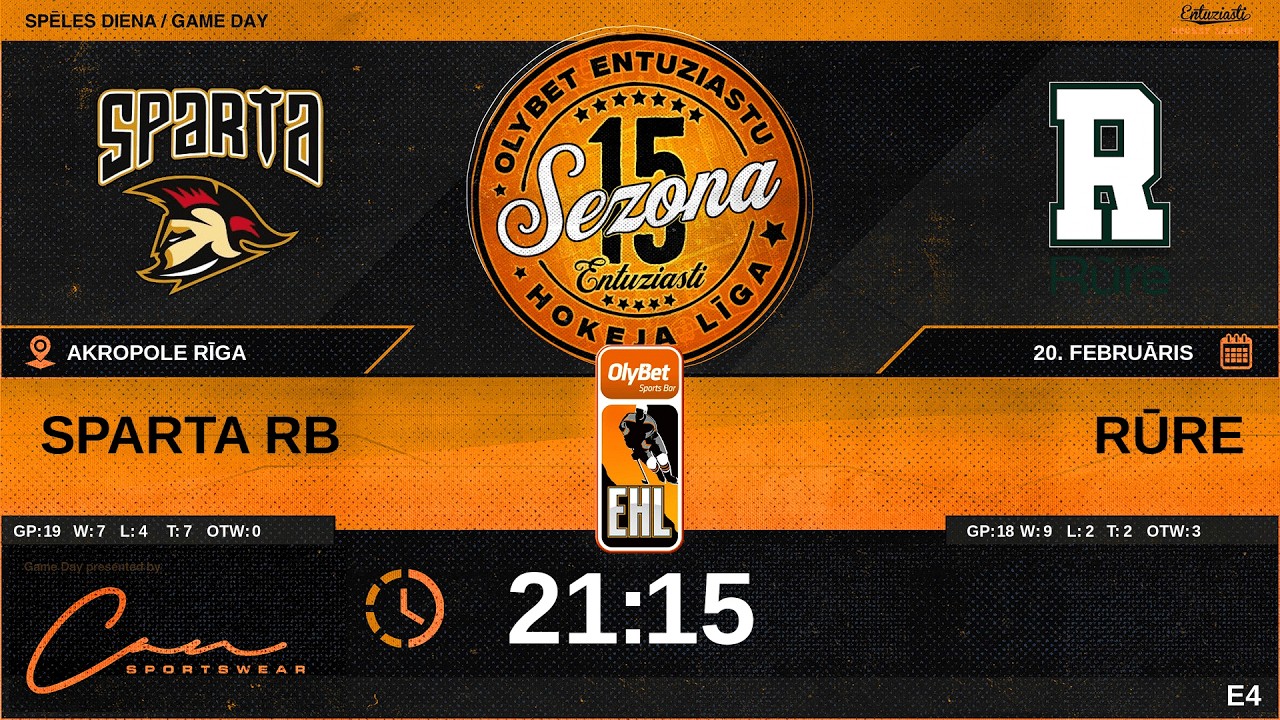 🎧🎤2026 02 20 | SPARTA RB (SPR) - RŪRE (RUR) | E4