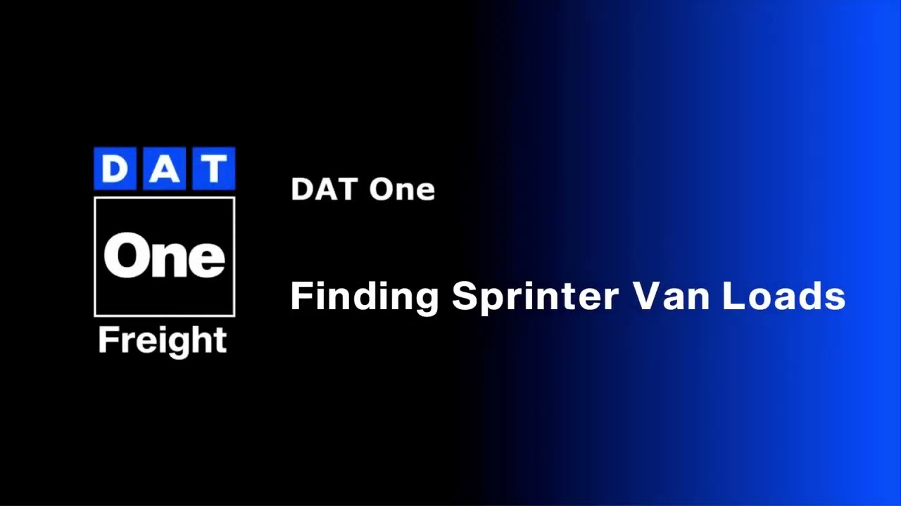 Finding Sprinter Van Loads