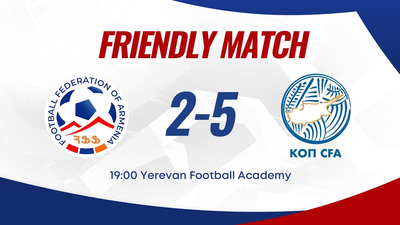 Armenia - Cyprus. Under-21 international friendly match