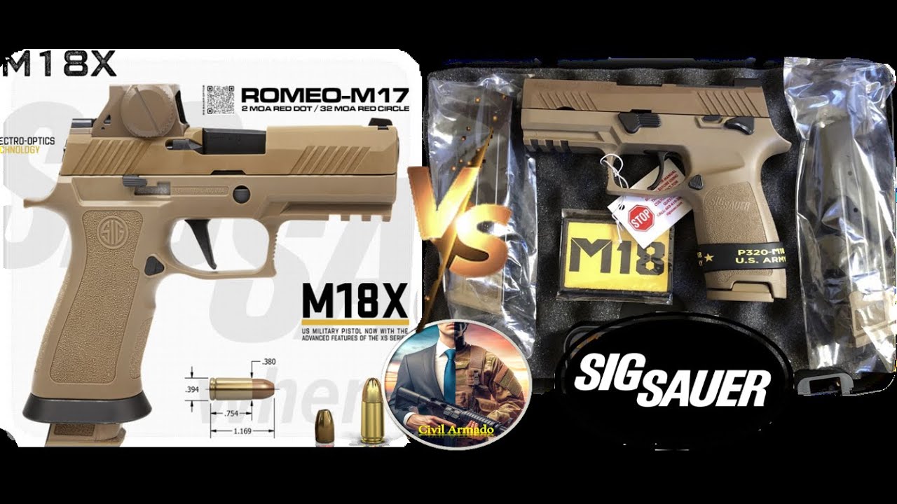 Sig M18 y Sig P320 M18 No es lo mismo! #civilarmado
